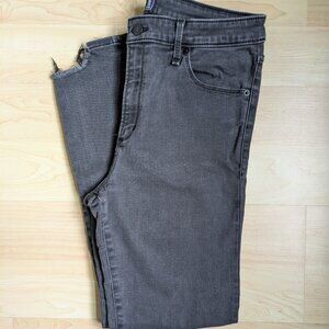 Abercrombie & Fitch Sloan High Rise Ankle Skinny Jean - Size 10R, Black